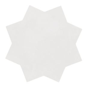 Bone 6.5×6.5 Star Matte - porcelain tile